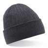 czapka zimowa - mod. B447:Dark Graphite, 100% akryl, One Size